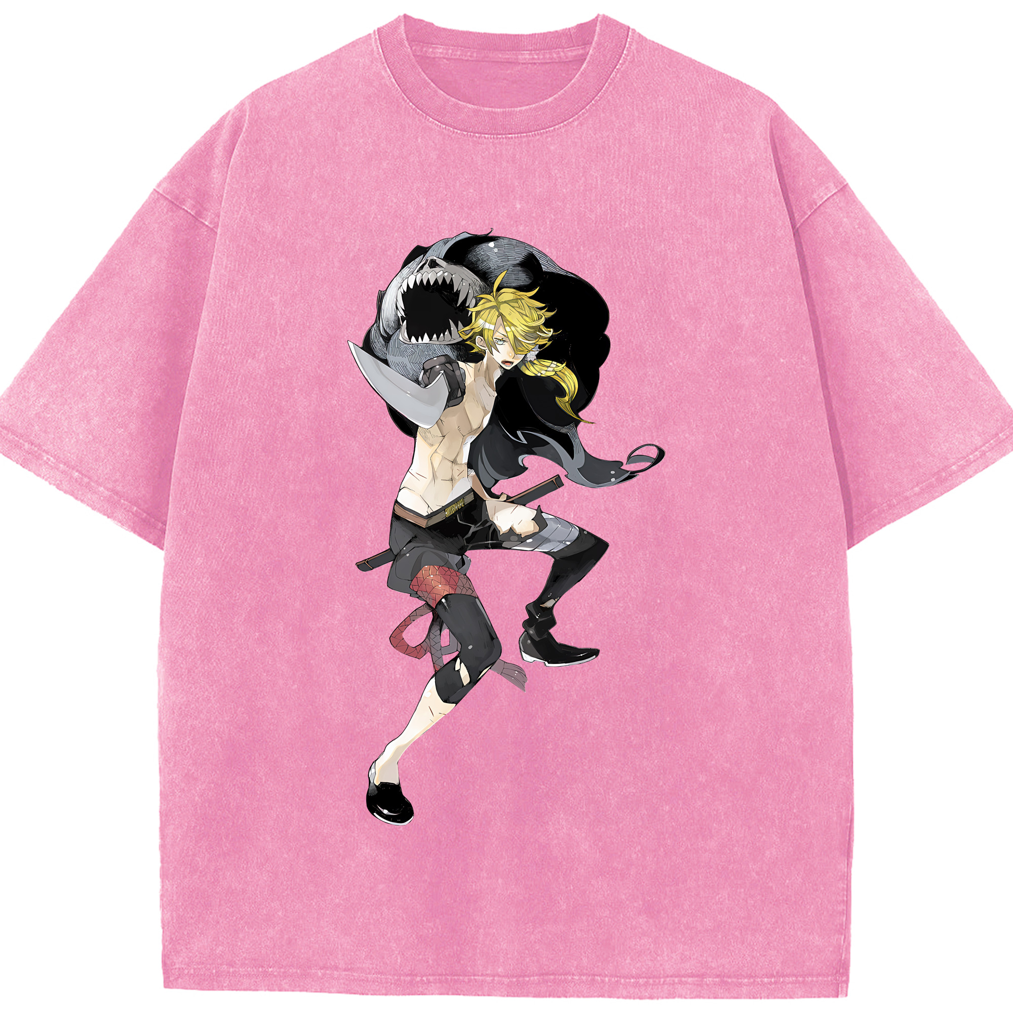 （画像用） 刀剣乱舞 Touken Ranbu 綿100% ヴィンテージ風 半袖Tシャツ（フロントプリント）